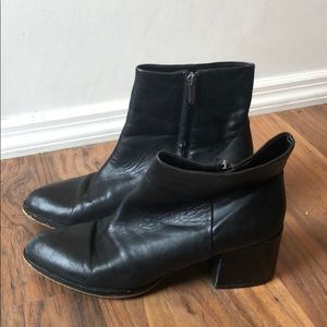 Leather Sam Edelman Chelsea Boots Black Size 10